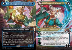 (443) Tamiyo, Inquisitive Student // Tamiyo, Seasoned Scholar - FOIL - BORDERLESS